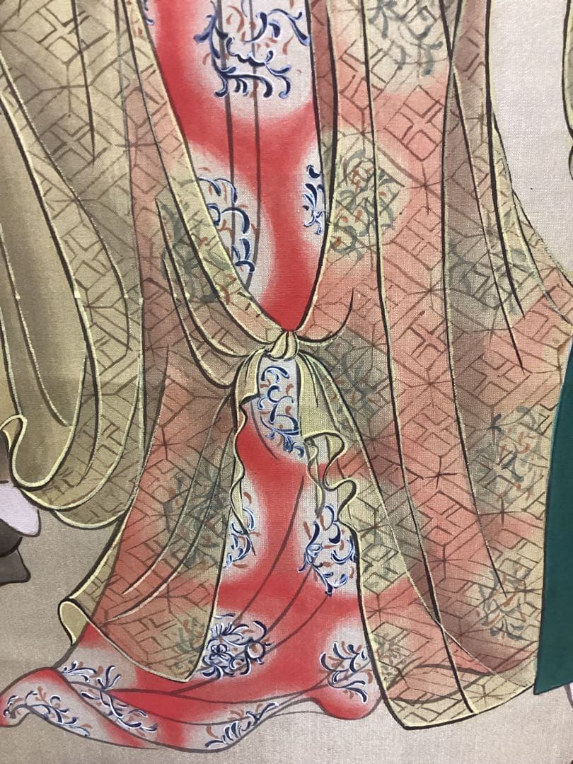 中国美術　アート　掛け軸　銭選写　『楊貴妃』