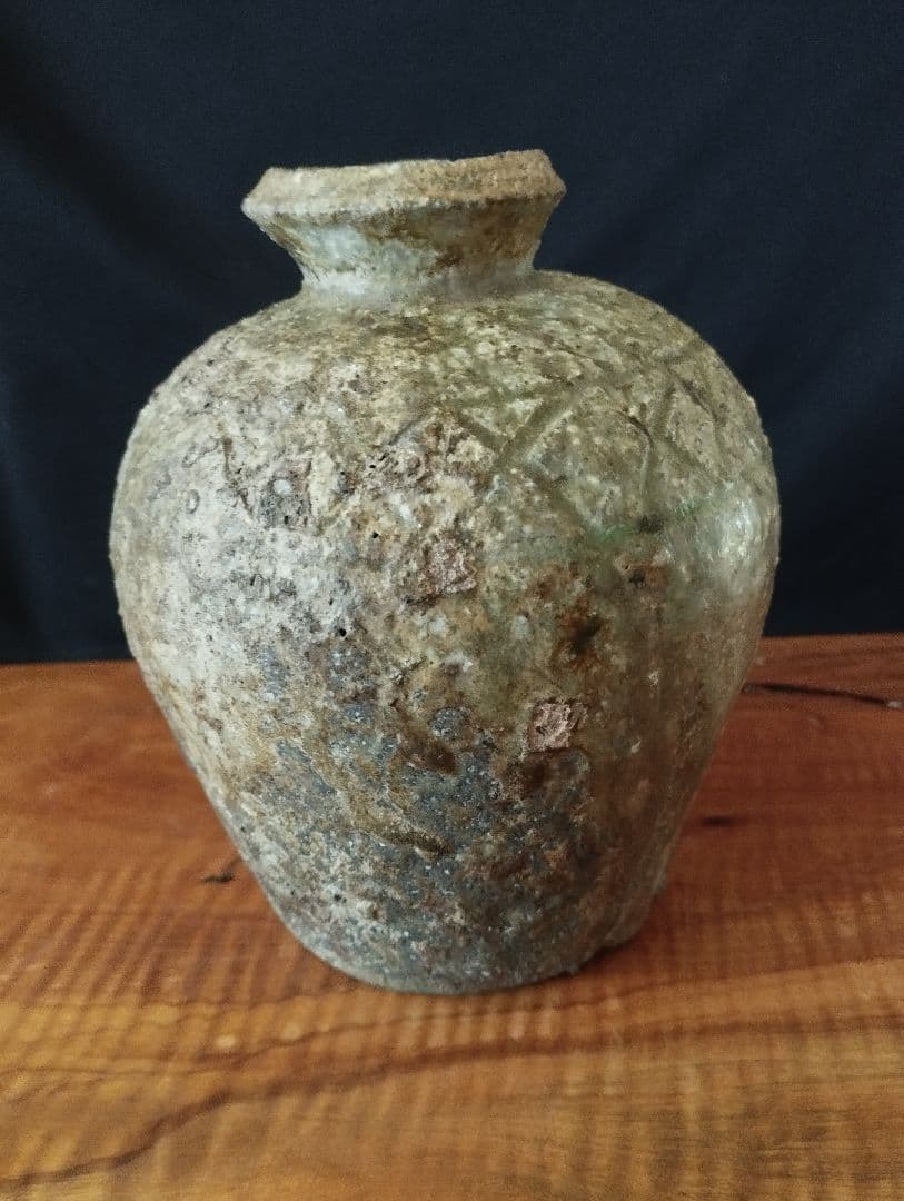 信楽　檜垣文壷