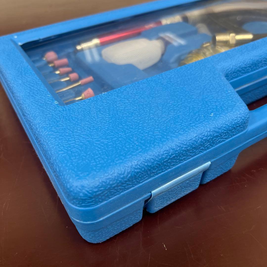 ケース付 エアーグラインダーセット エアーリューター 研磨 研削 サビ取り32