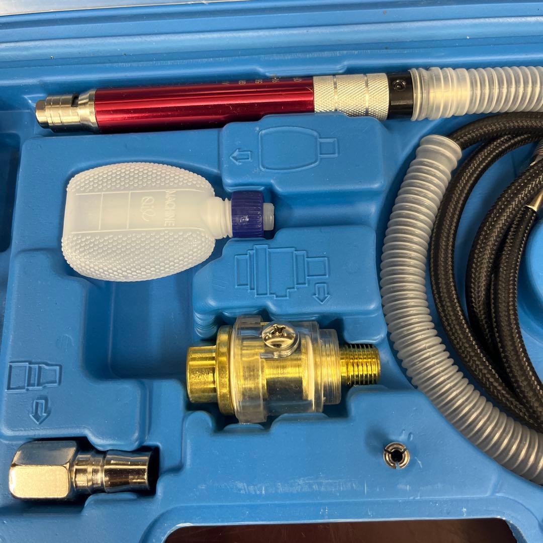 ケース付 エアーグラインダーセット エアーリューター 研磨 研削 サビ取り32