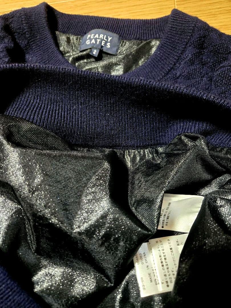 近年モデル❣️美品❣️PGパーリーゲイツニットセーター蓄熱裏地ブルゾン❣️2