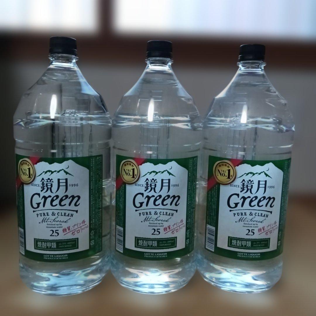 鏡月25度　4L　3本