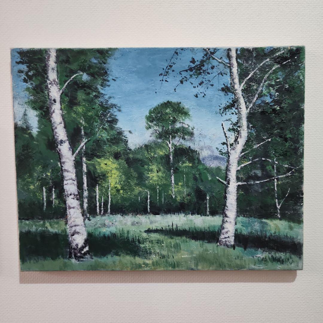 絵画　油絵　風景画　リビングインテリア　絵画パネル