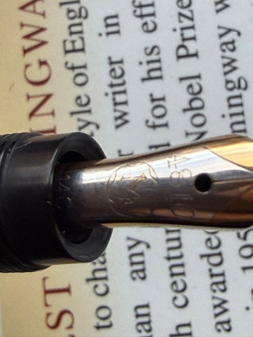 Y*り様 montblanc モンブラン　102g セーフティ式万年筆