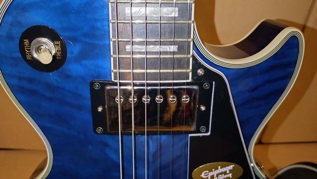 エピフォン Epiphone Les Paul Quilt Viper Blue