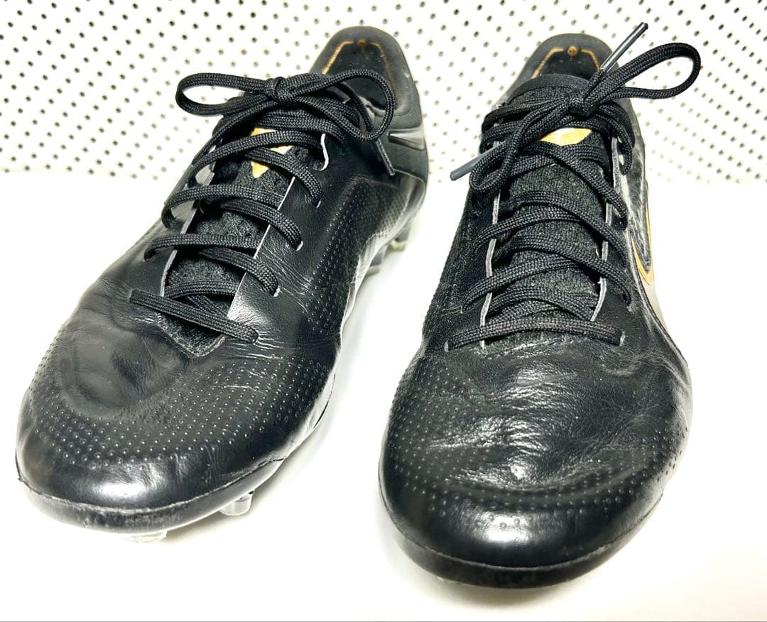 NIKE レジェンド9エリートFG （ブラックxゴールド）サッカー26.5cm