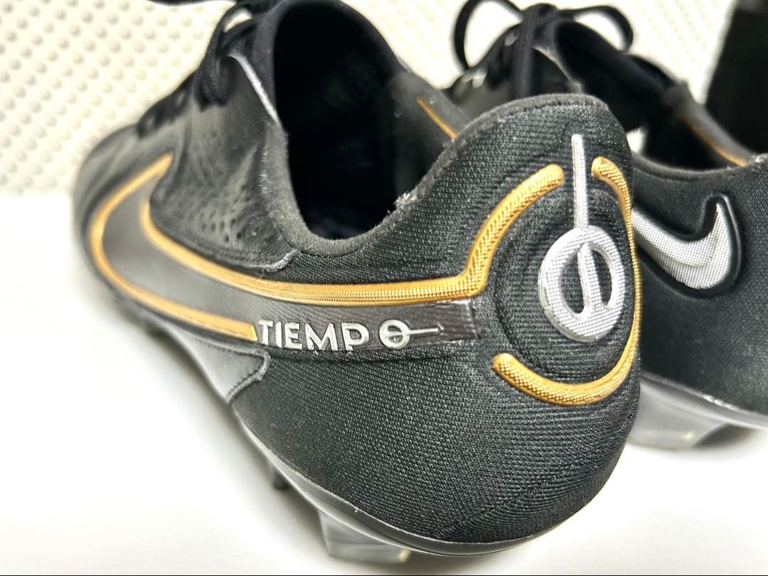 NIKE レジェンド9エリートFG （ブラックxゴールド）サッカー26.5cm