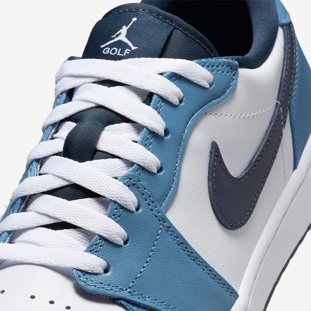 ナイキ ゴルフ ジョーダン 27 スニーカー シューズ 靴 青 天然皮革