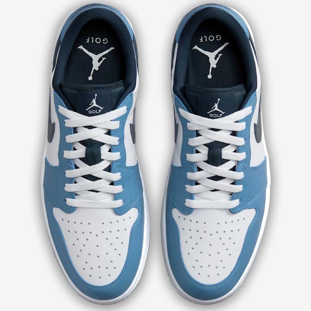 ナイキ ゴルフ ジョーダン 27 スニーカー シューズ 靴 青 天然皮革