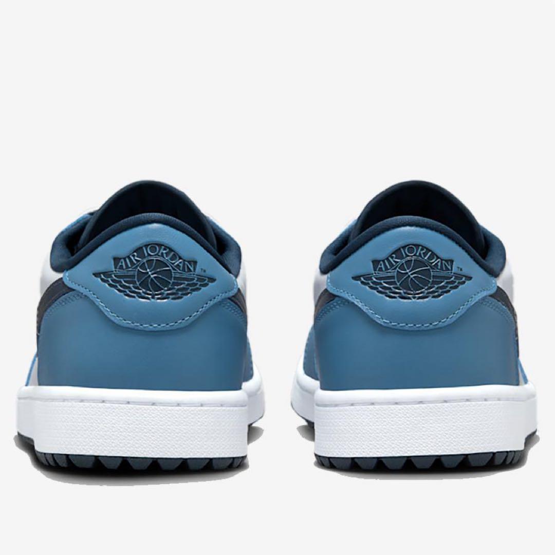 ナイキ ゴルフ ジョーダン 27 スニーカー シューズ 靴 青 天然皮革