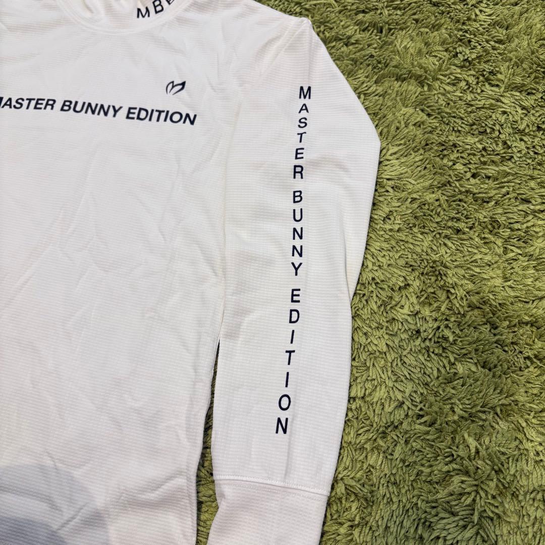 マスターバニーエディション 長袖モックネックシャツ ホワイト 白 サイズ0