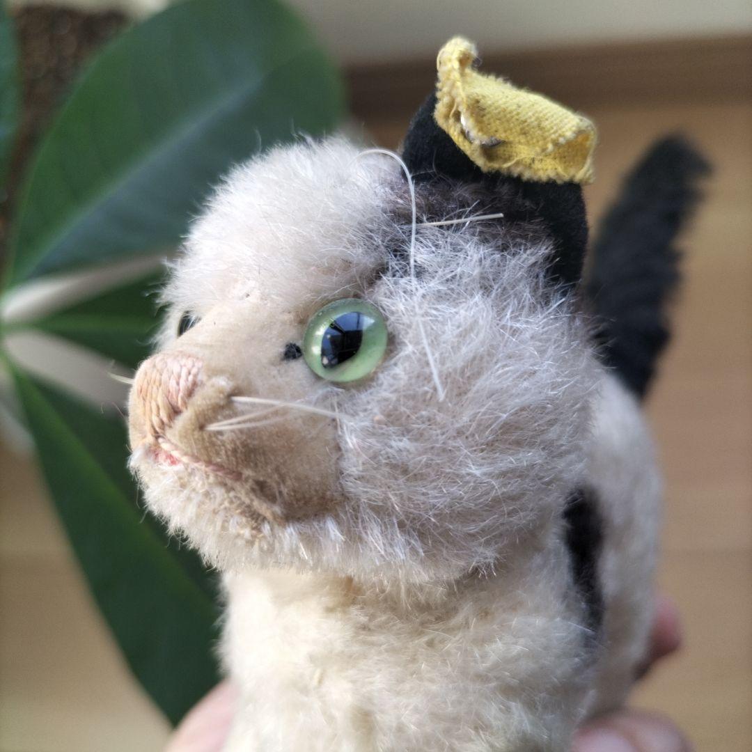 ビンテージ　シュタイフ　Gussy キャット　猫
