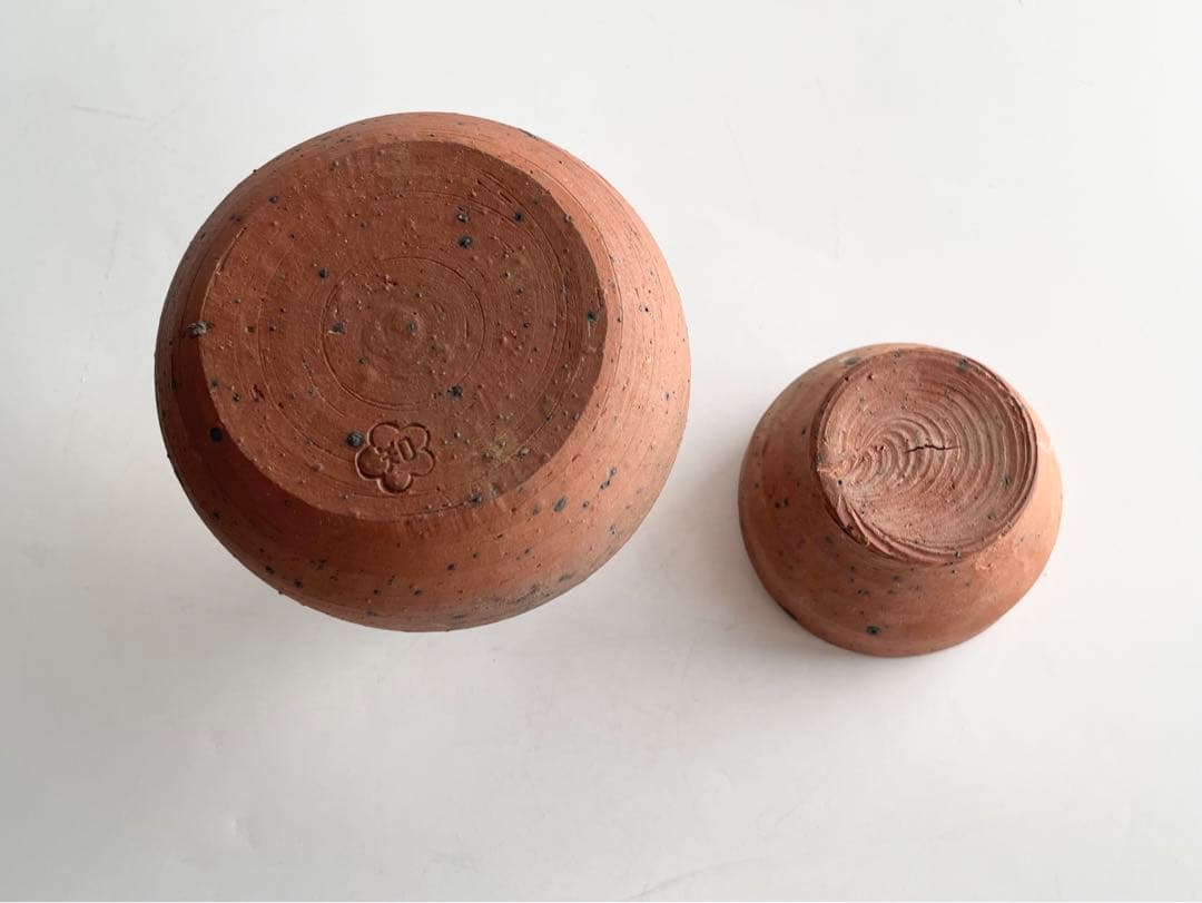 陶芸家　中川伊作　南蛮　徳利　盃揃　酒器　酒盃　ぐい呑　知花窯　國吉清尚