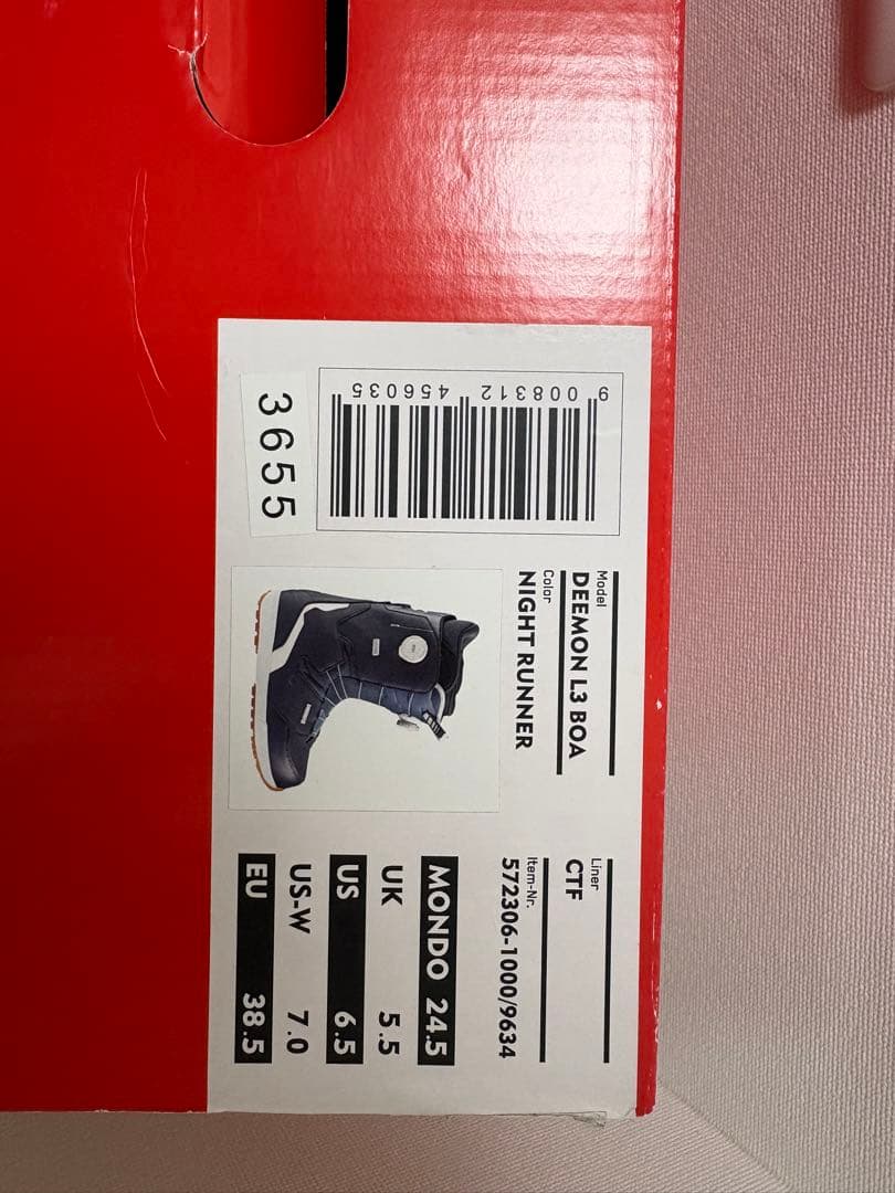 DEELUXE DEEMON L3 BOA 24.5cmスノーボードブーツ