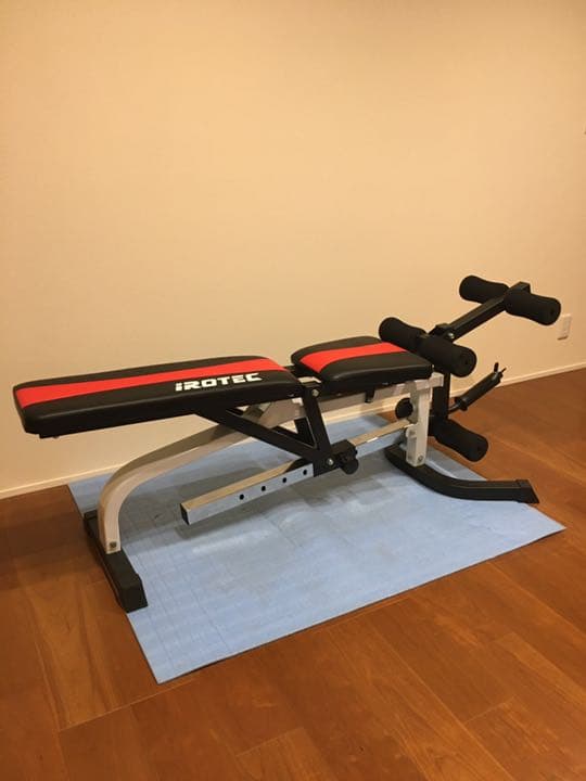 新品 5センチ短縮カット済 アイロテック IROTEC マルチポジションベンチ