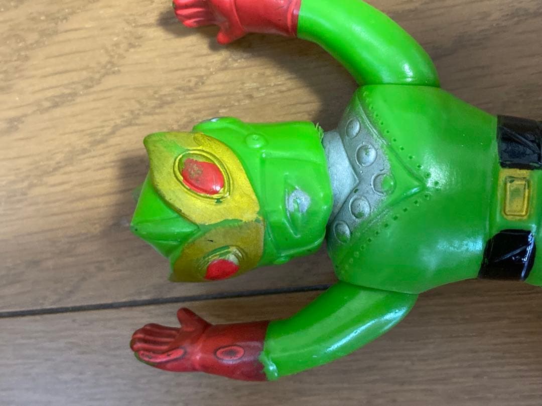 サンダーマスク　当時物　ソフビ