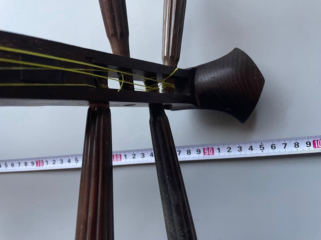 古い琵琶　盲僧琵琶ふう