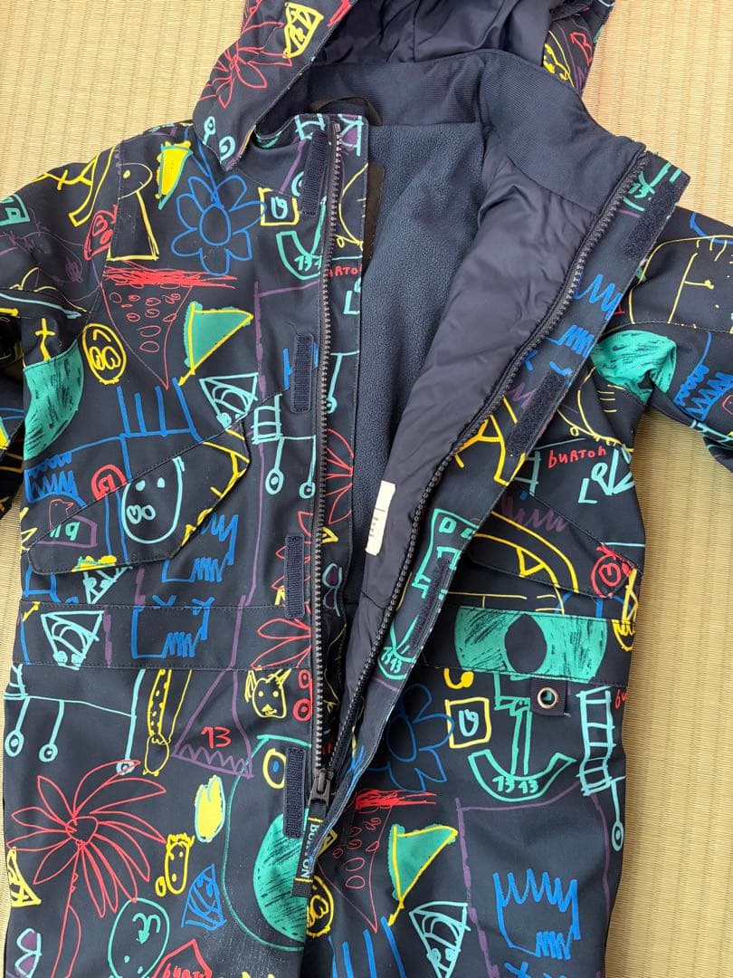 【BURTON バートン】 キッズ スノーボードウェア つなぎ 4T 100cm