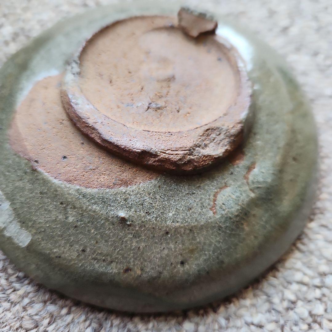 古唐津小皿　発掘品、江戸初期頃、