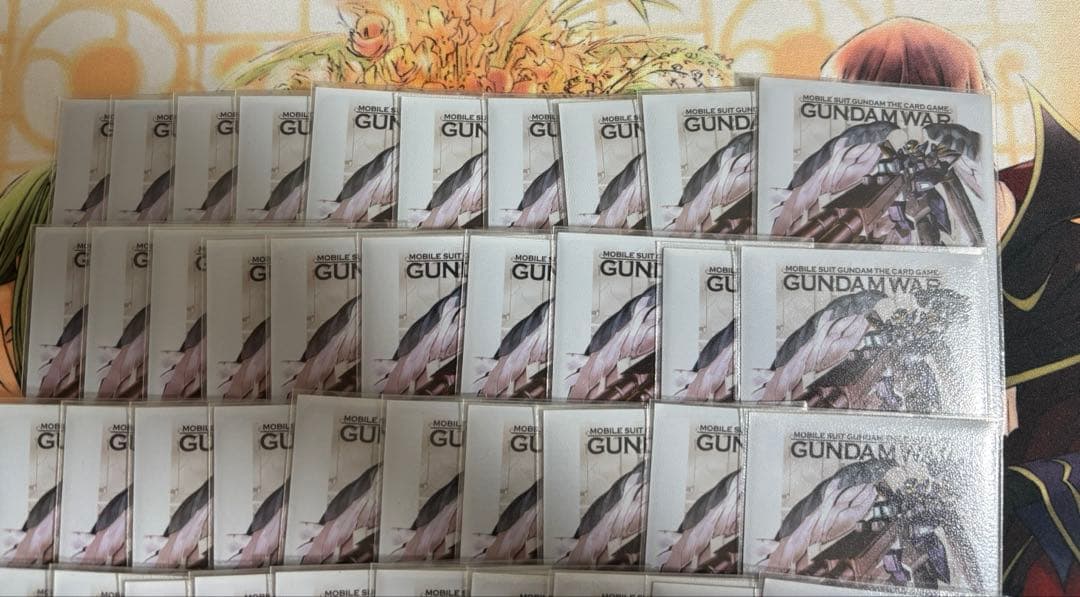 ウイングガンダムゼロカスタム スリーブ ガンダムウォー 大会優勝景品 60枚