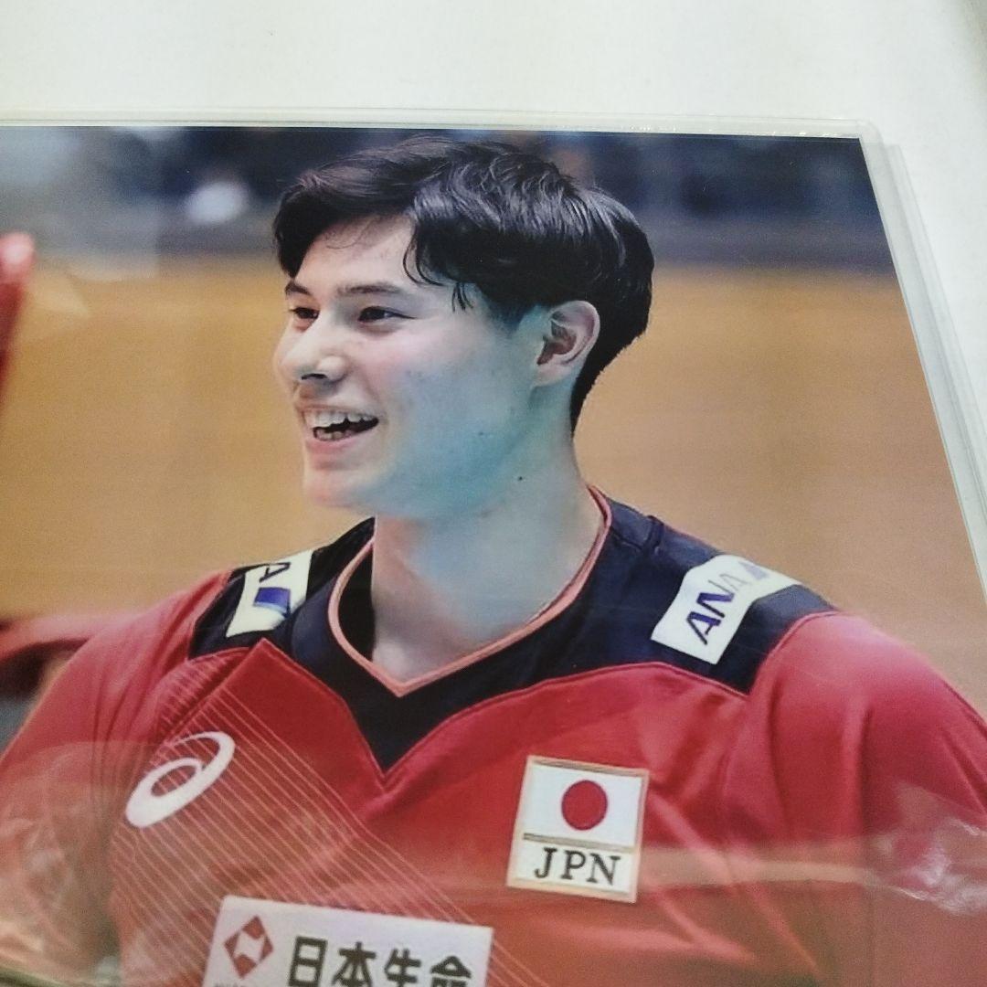男子バレーボールオリンピック日本代表　高橋藍　直筆サイン入りフォト　証明書付き