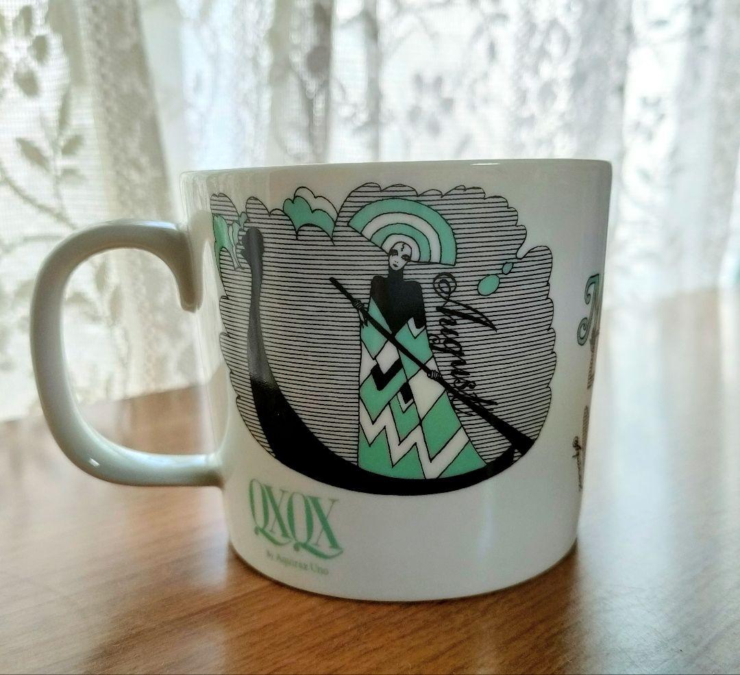 宇野亞喜良　QXQX(クスクス)　限定マグカッ2点セット