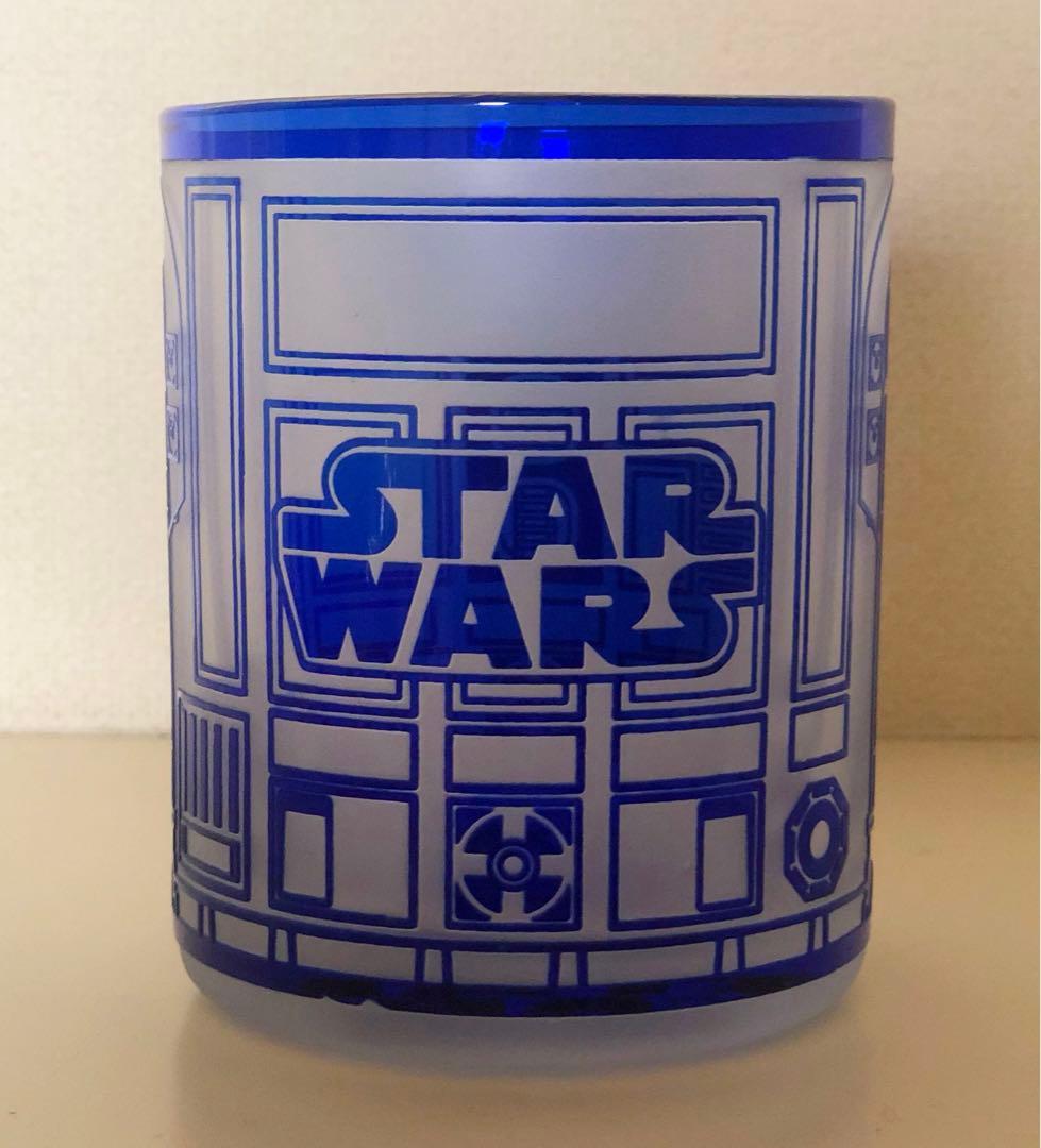 レア　STAR WARS 切子グラス　R2-D2 & C-3PO スターウォーズ
