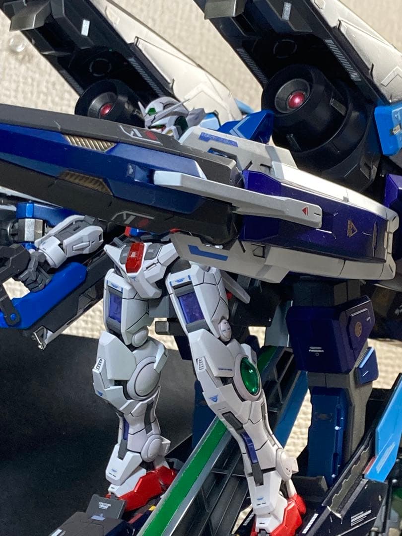 HG gnアームズ　RGエクシア　完成品　全塗装