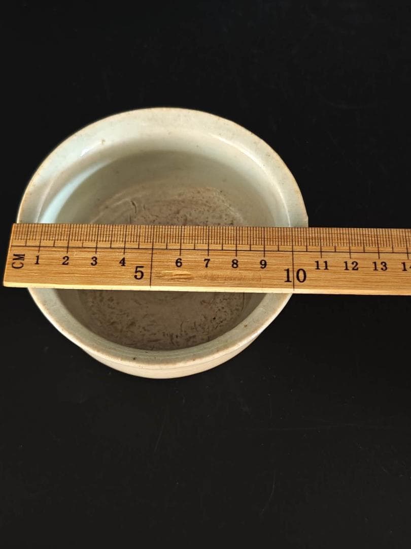 中国古美術　宋時代　青磁龍泉窯三足香炉　茶道具　唐物　旧家蔵出し(C-21)