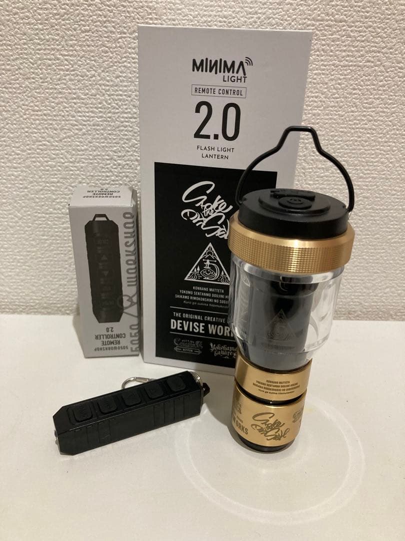 ミニマライト デバイスワークスコラボ 真鍮ver. ゴールゼロ