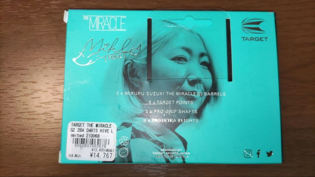 ダーツ TARGET THE MIRACLE GEN2 LimitedEdition