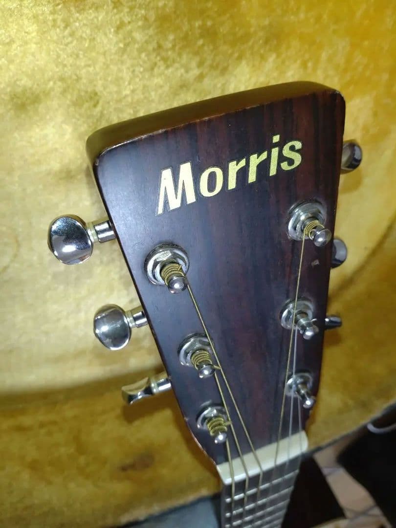 Morris F-20 アコースティックギター ハードケース付き