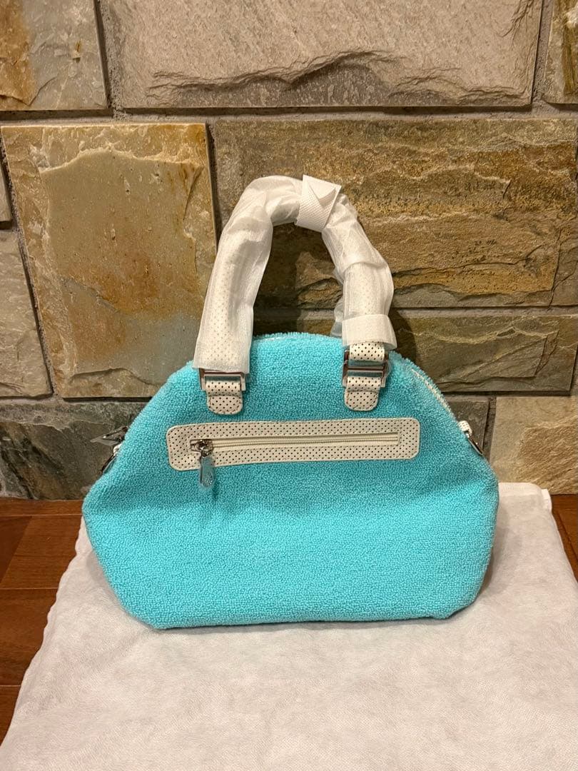 【新品・未使用品】大人気‼︎muta MARIN パイル生地ラウンドバッグ