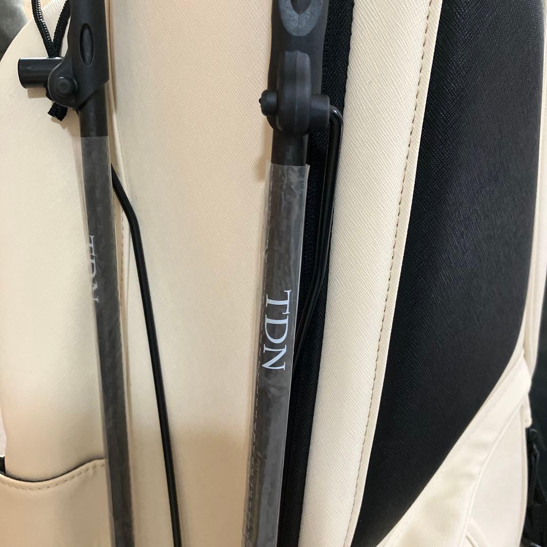 即日発送 新品 TDN GOLF スコットランド発 スタンドバッグ オフホワイト