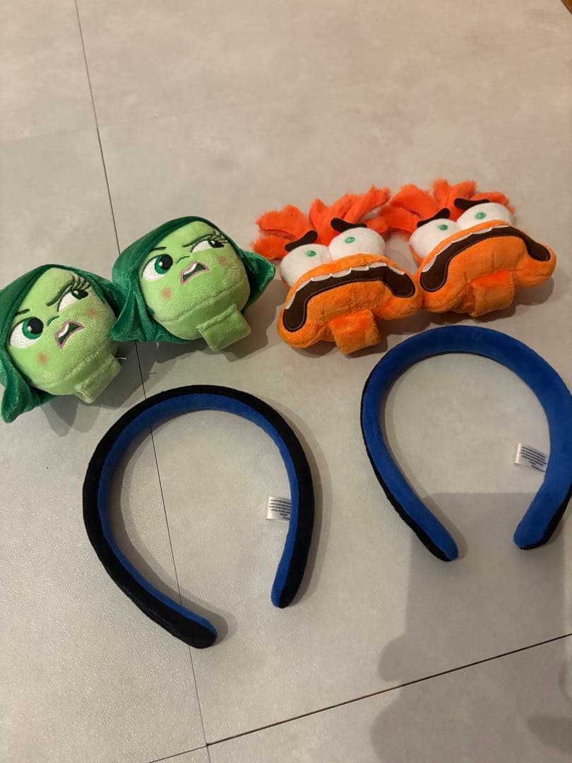 インサイドヘッド　カチューシャ　香港ディズニー カスタムカチューシャ