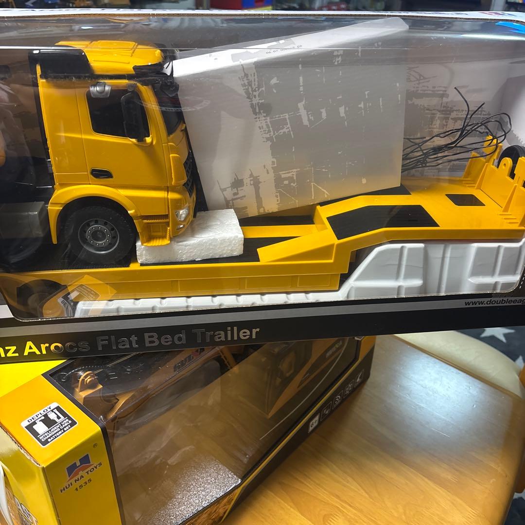 Double E 1:14 ラジコン掘削機トレーラーセット