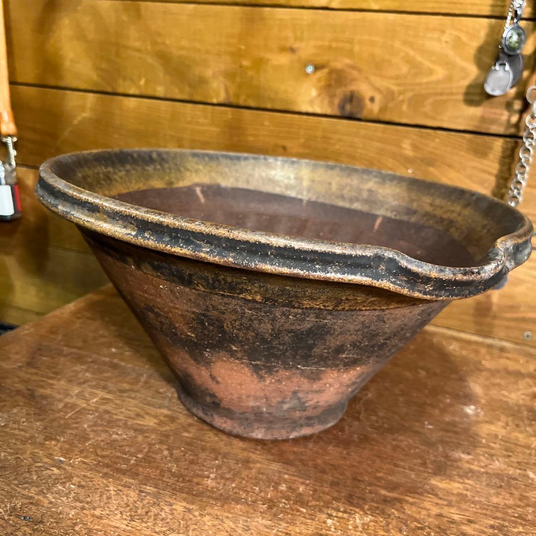 アンティークすり鉢片口