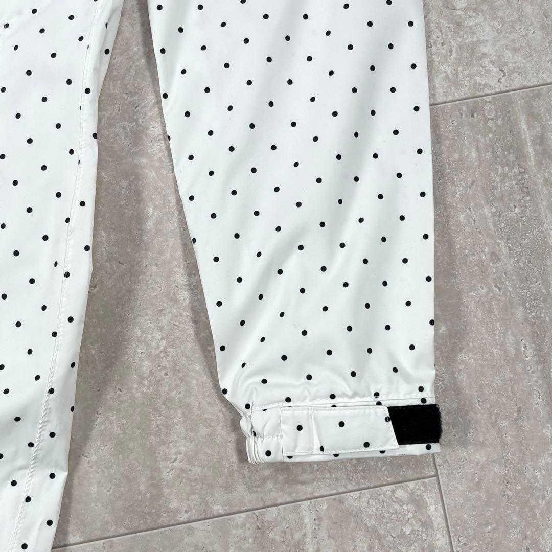 アディダスゴルフ レインウェア レインコート ドット柄 水玉 2way S