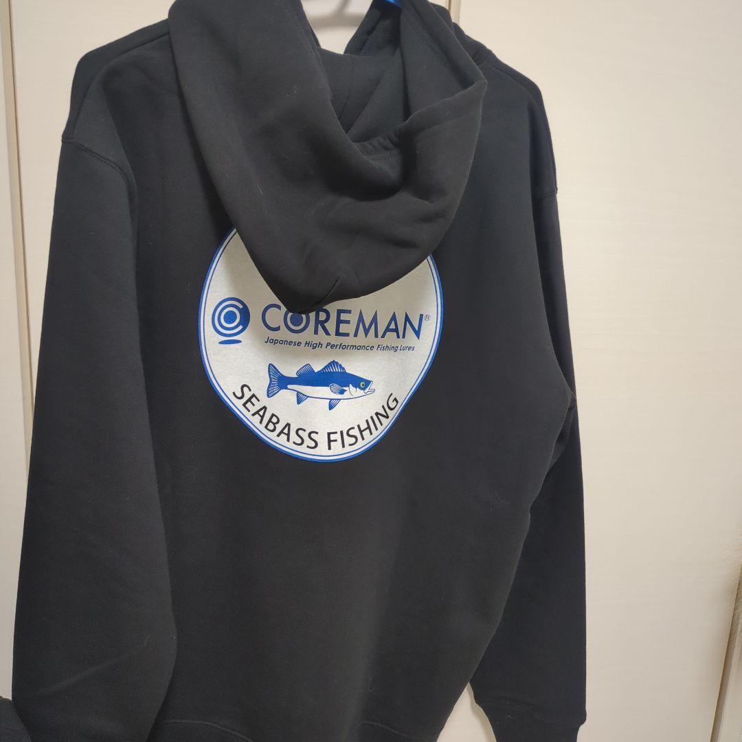 COREMAN SEABASS FISHING パーカー　XL ブラック送料無料