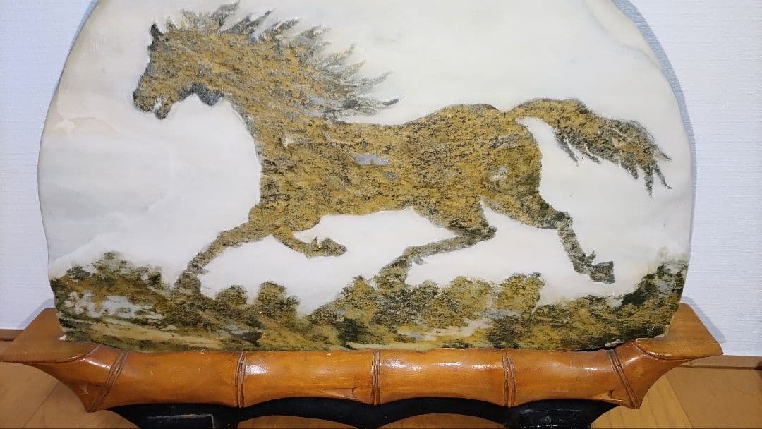 馬の彫物、インテリア置物