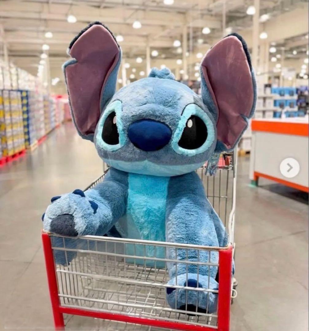 【新品未使用】スティッチ ぬいぐるみ 特大100cm ディズニー　コストコ