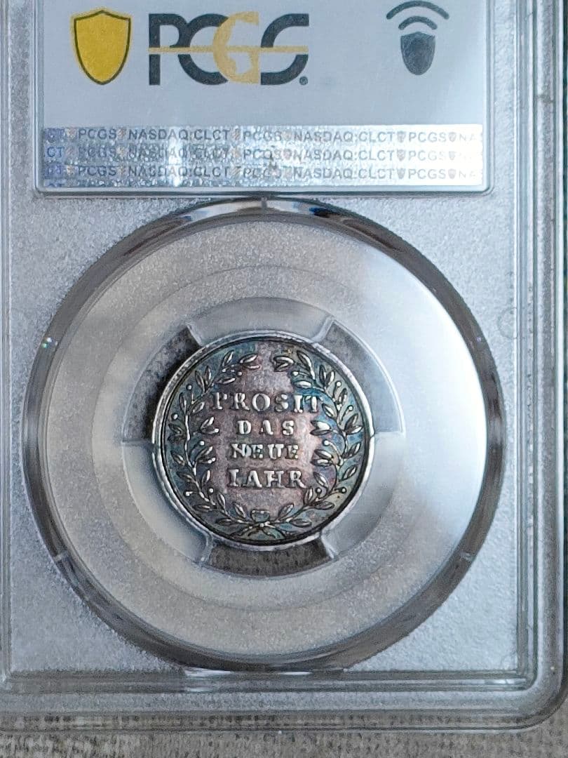 【都市景観】1800-01年 ニュルンベルク ダカット 銀打ち 試鋳貨SP62