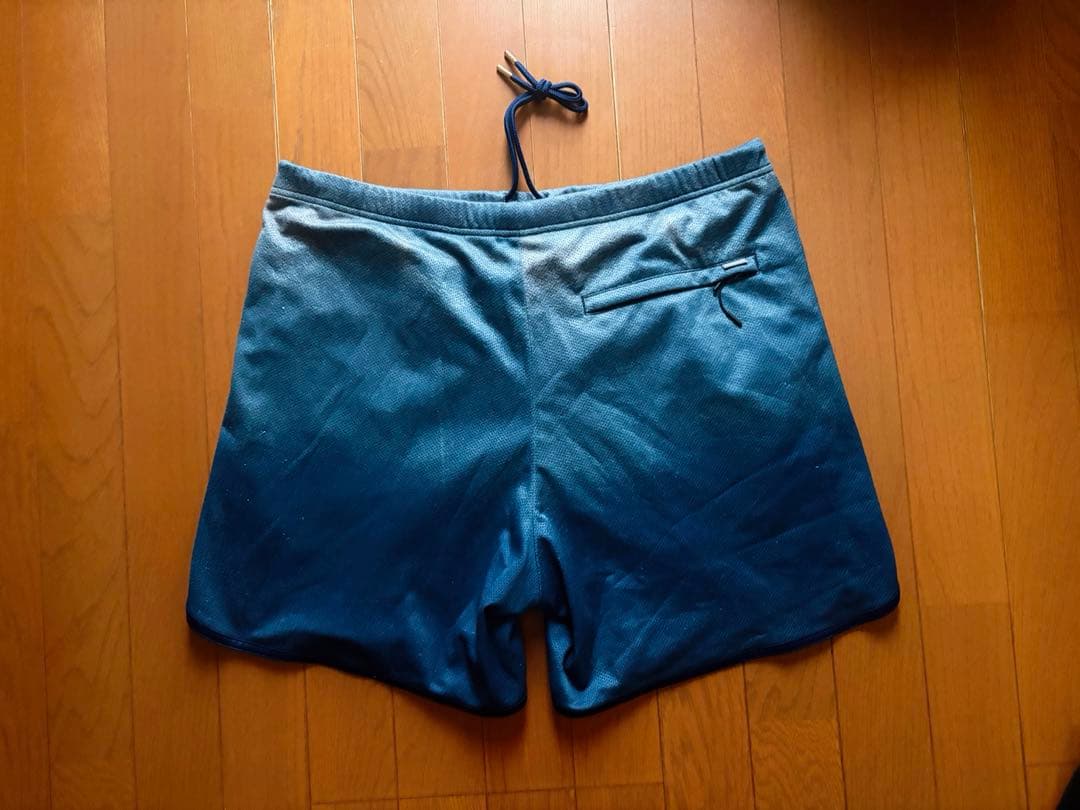 ballaholic Gradation Mesh Zip Shorts 濃紺