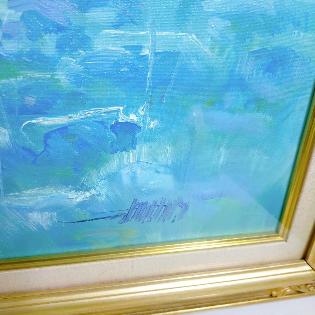 アルフレッド・カンデラ　油絵　スペイン画家　額装　インテリア