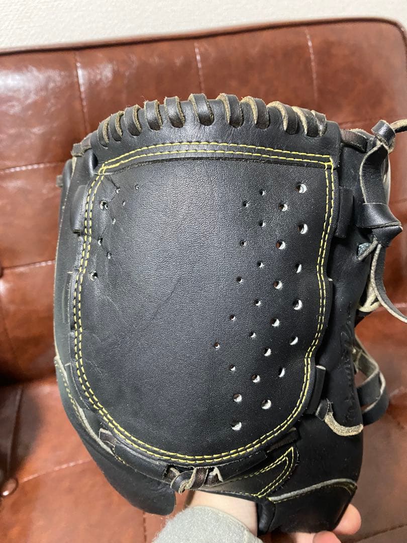 ミズノプロ 硬式野球グローブ 黒ブラック