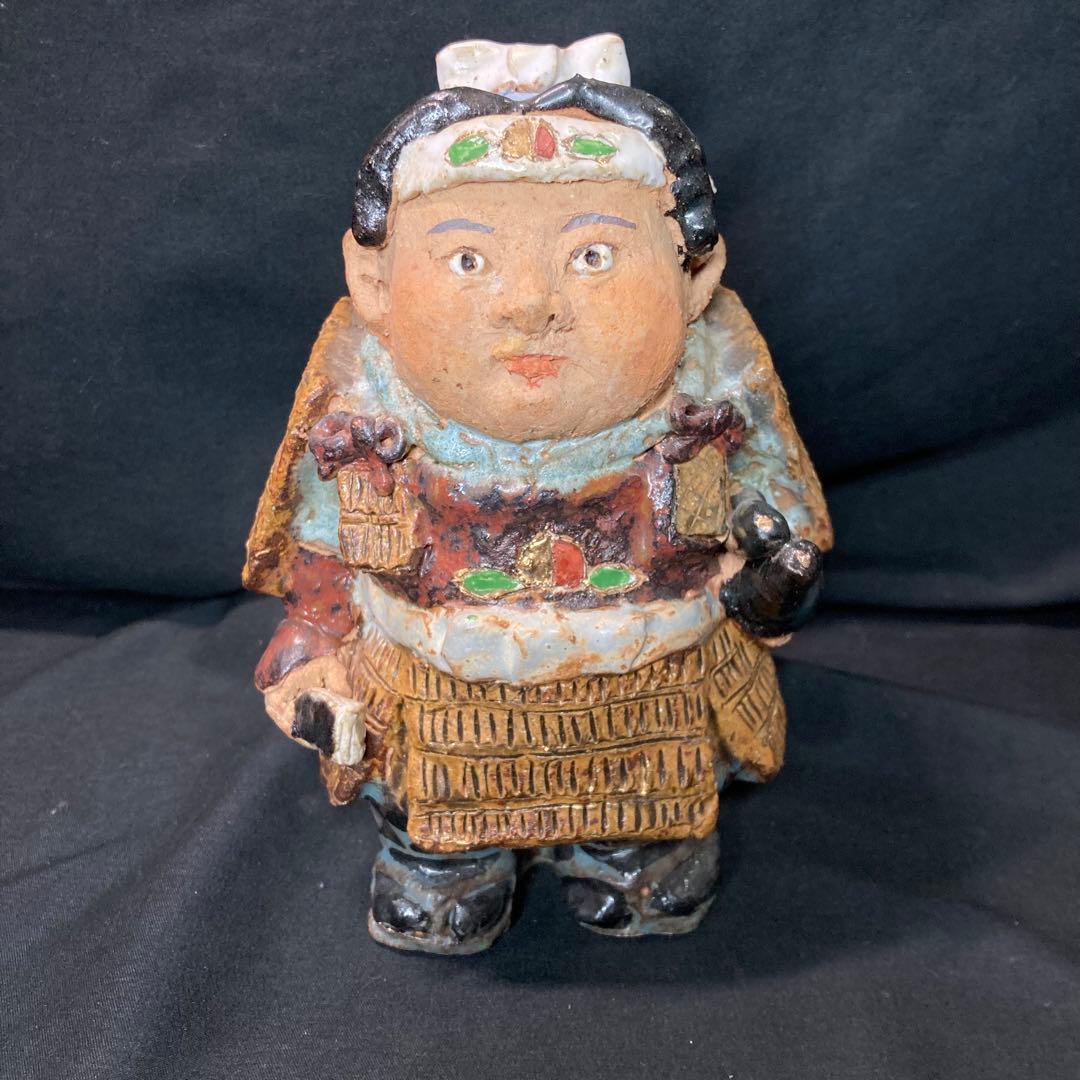 【美品】ささきようこ 陶人形 桃太郎とお供 4点セット