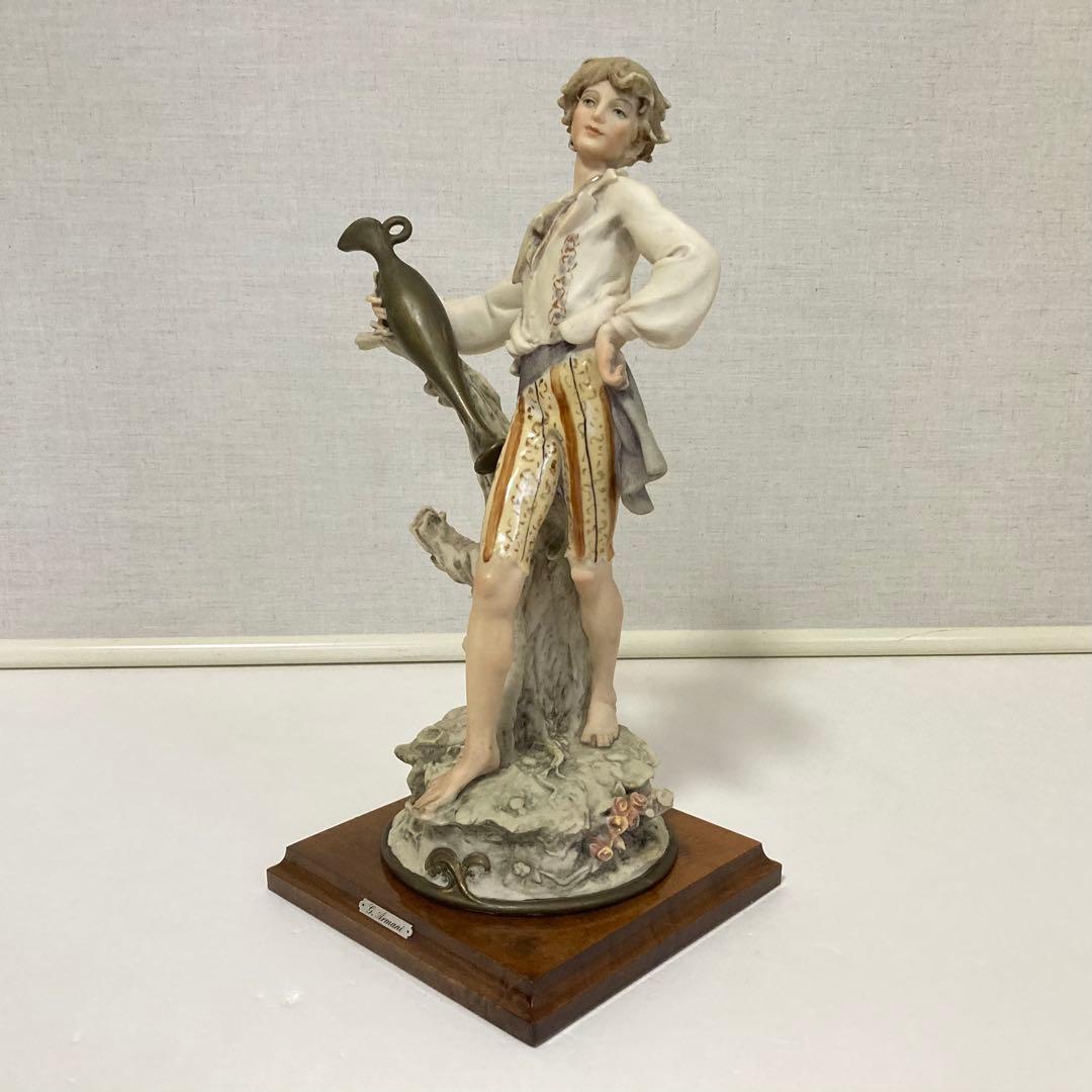 ジュゼッペアルマーニ 人形 少年 男性 置物 彫刻 レトロ ヴィンテージ