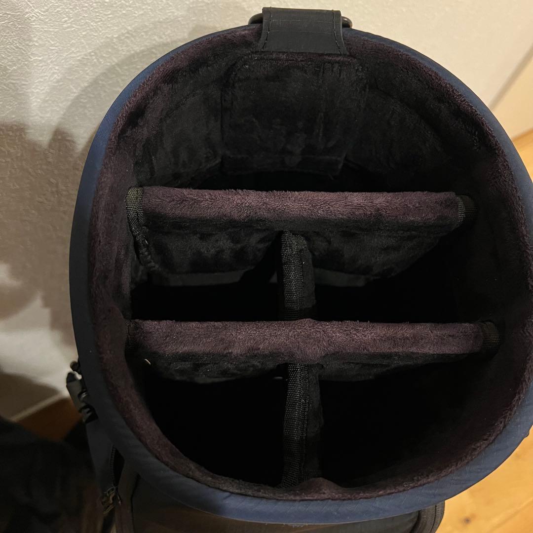 BRIEFING ブリーフィング キャディバッグ ネイビー グレー コンビ