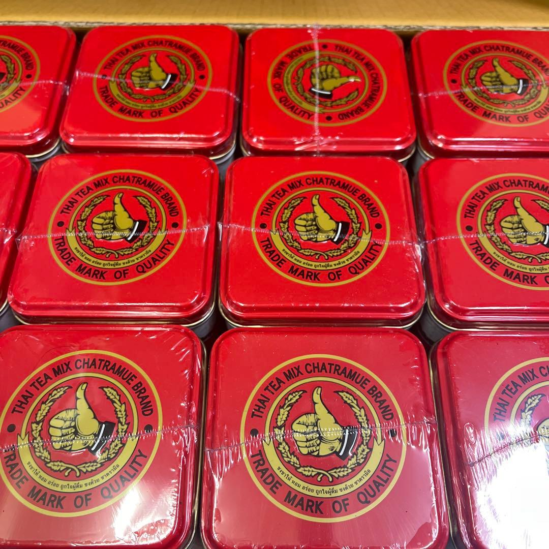 新品未開封 タイティー ×24缶 THAI TEA MIX チャトラムー