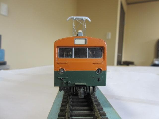 国鉄 クモユニ74　郵便・荷物合造電車 HOゲージ　(金属製 / カツミ製）